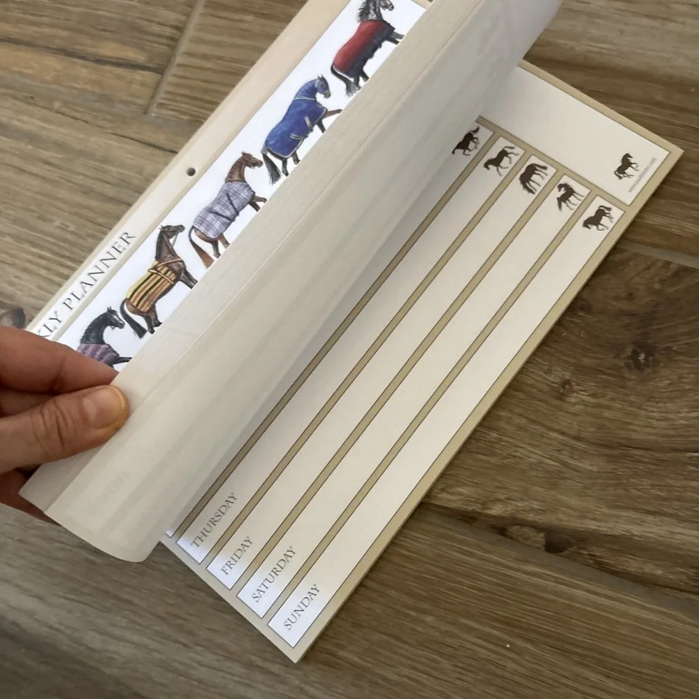 Horses Weekly Planner Padlocks.com‎ 8.5